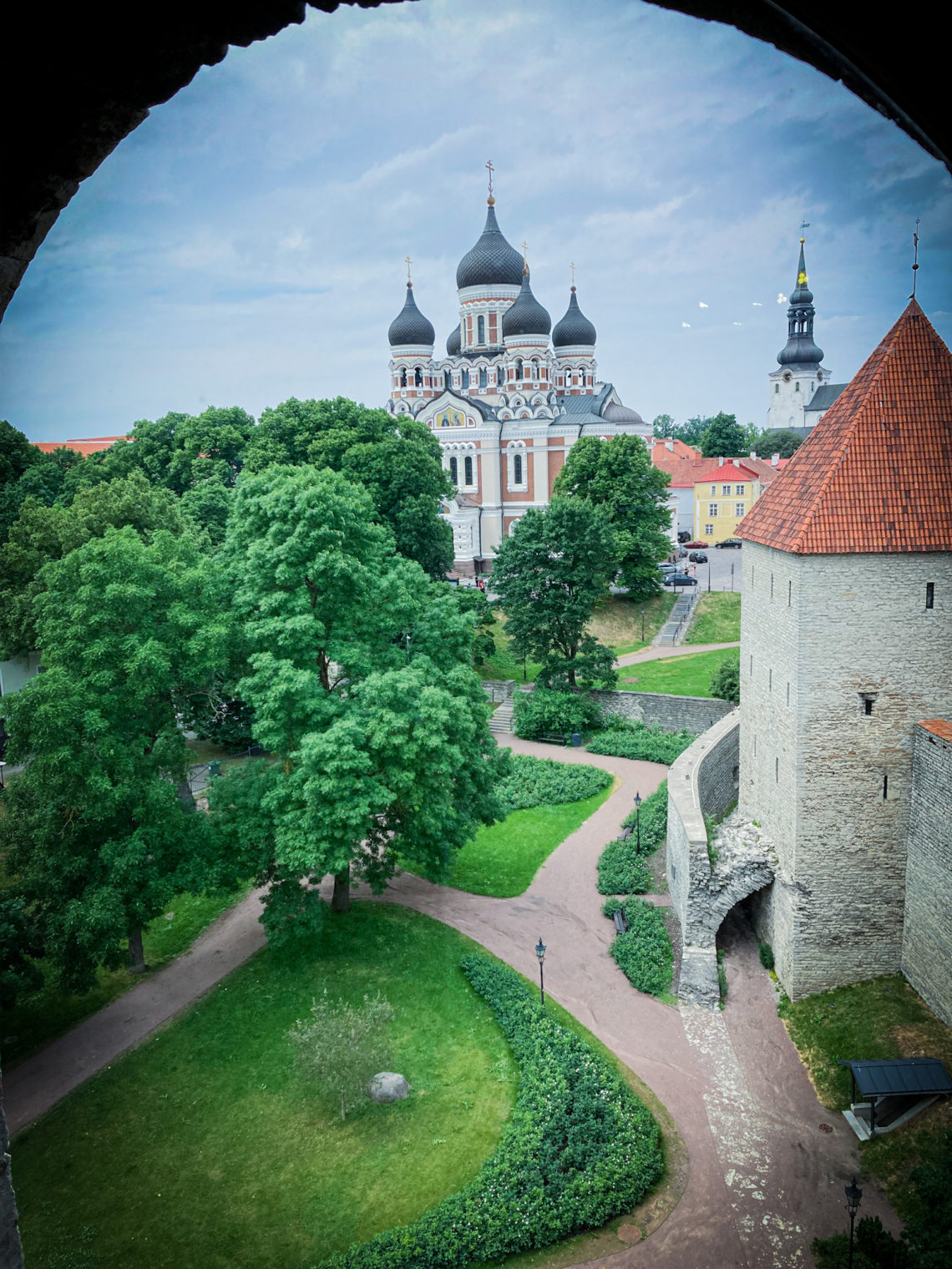 Tallinn Old Town view