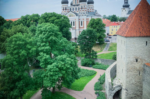 Tallinn Old Town view