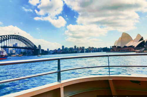 Sydney views from ferry