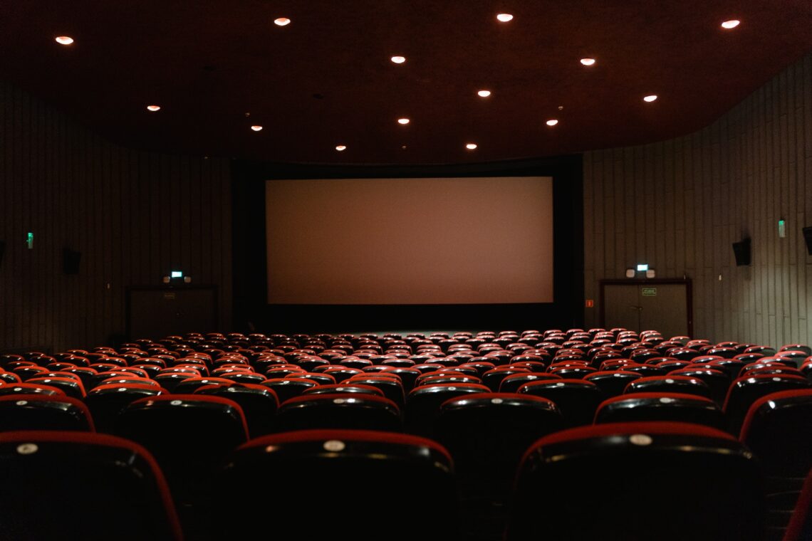 Theater seats and screen