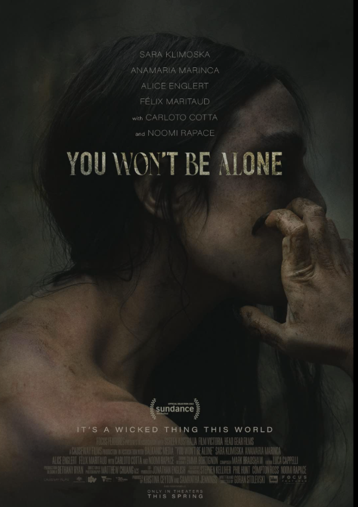 You won't be alone movie poster